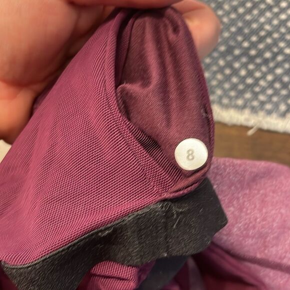 Lululemon Scoop Neck Tank in Heathered Plum Purple Size 8 - Picture 7 of 8